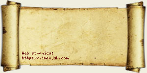 Jasna Bakić vizit kartica